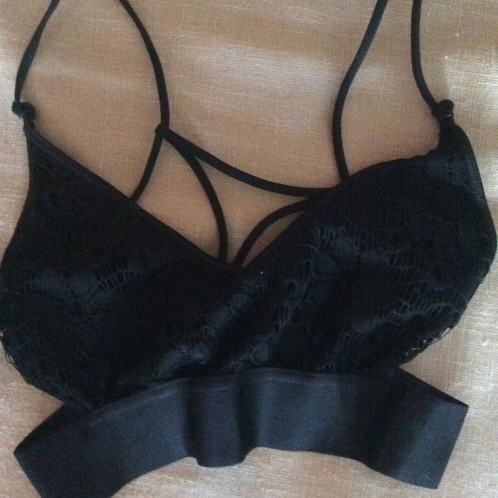 Black bralette